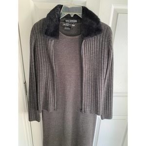 Vintage Wool blend Dress and Sweater